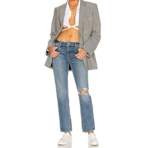 GRLFRND Kate Low Rise Slim Crop